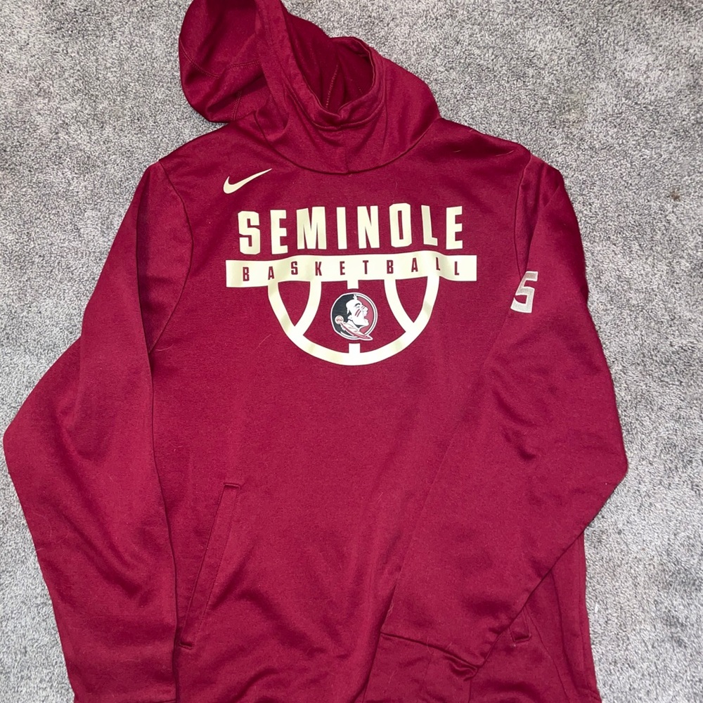 Florida state basketball hoodie- L